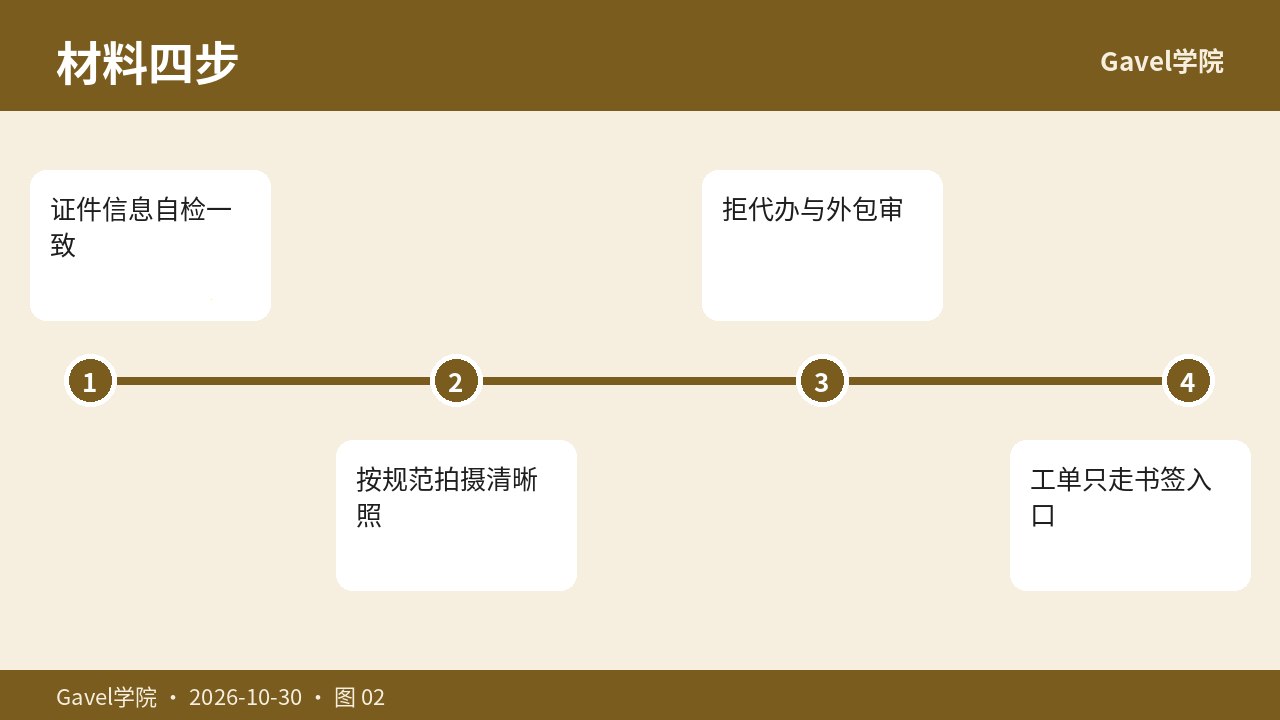 拍摄规范四步